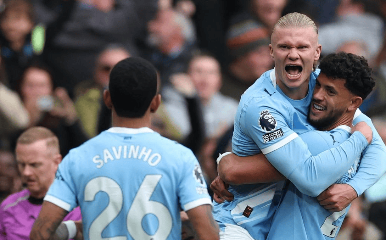 瓜迪奥拉率队狂飙：曼城豪取3连胜，哈兰德炸裂表演：8轮11球