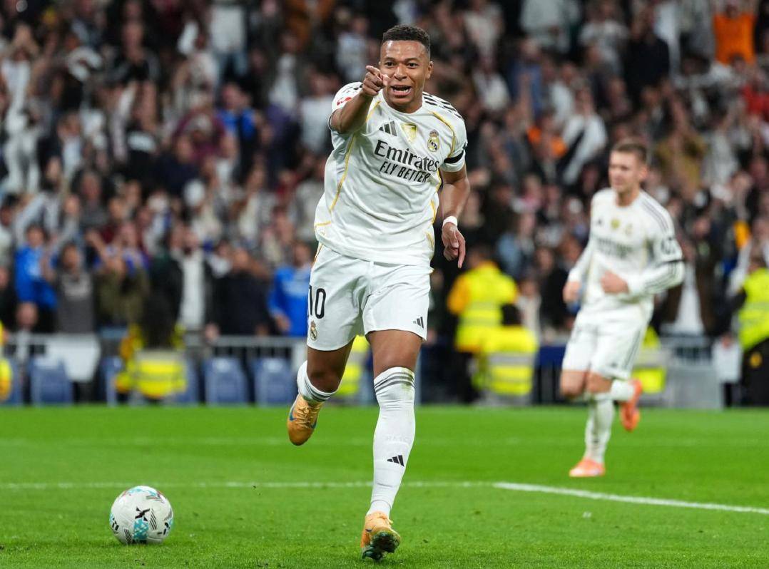 姆巴佩8连斩领跑射手榜仍仰望C罗，皇马4-0复仇，6连胜宣战利物浦